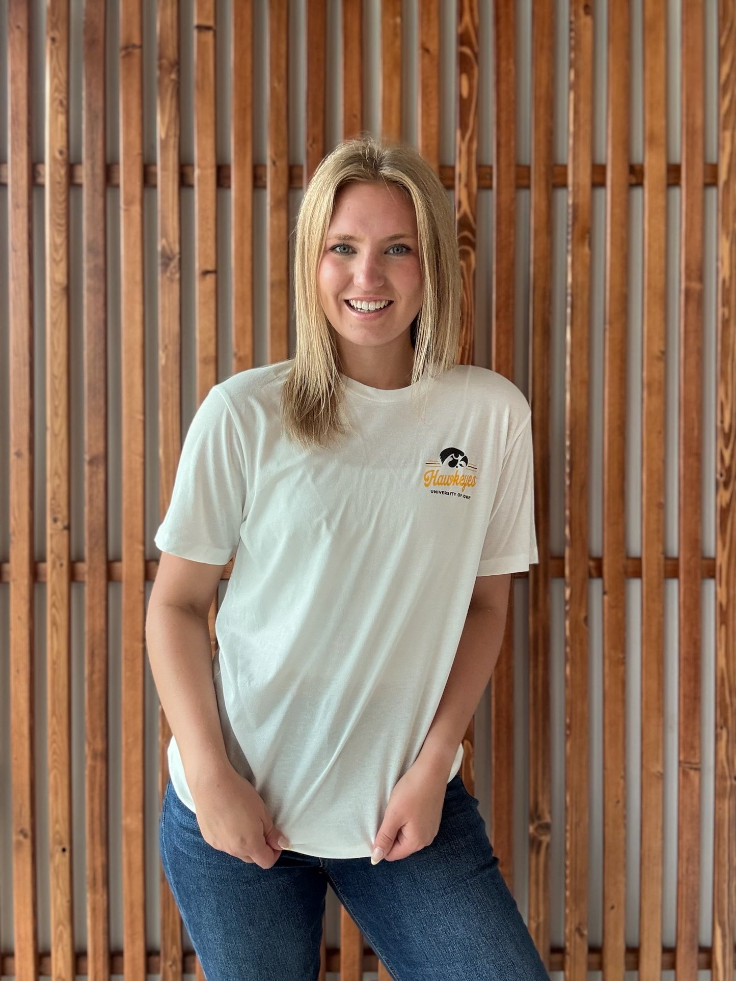 Heritage Hawkeye T-Shirt (Unisex): White