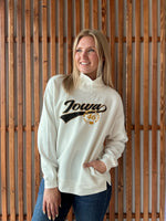 Est 1846 Iowa Script Mock Neck