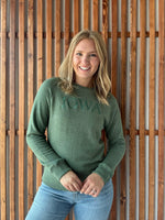 Warm-up Crew: Sage Embroidery