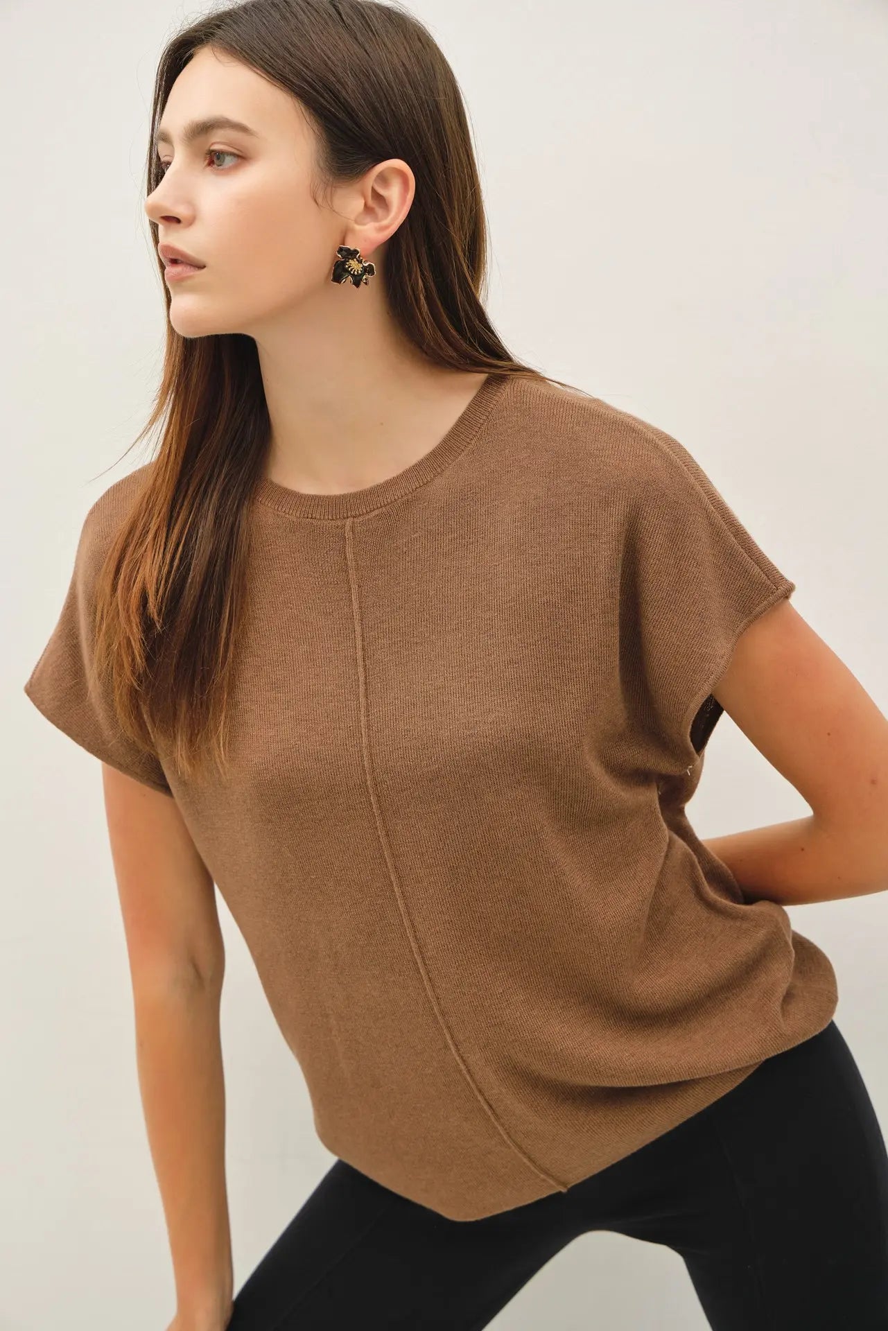 Flattering Boxy Cut Sweater