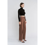 Cocoa Super High Double Waistband Wide Leg Mica Jeans