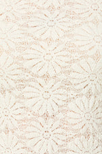 Ivory Long Sleeve Texture Knit Top