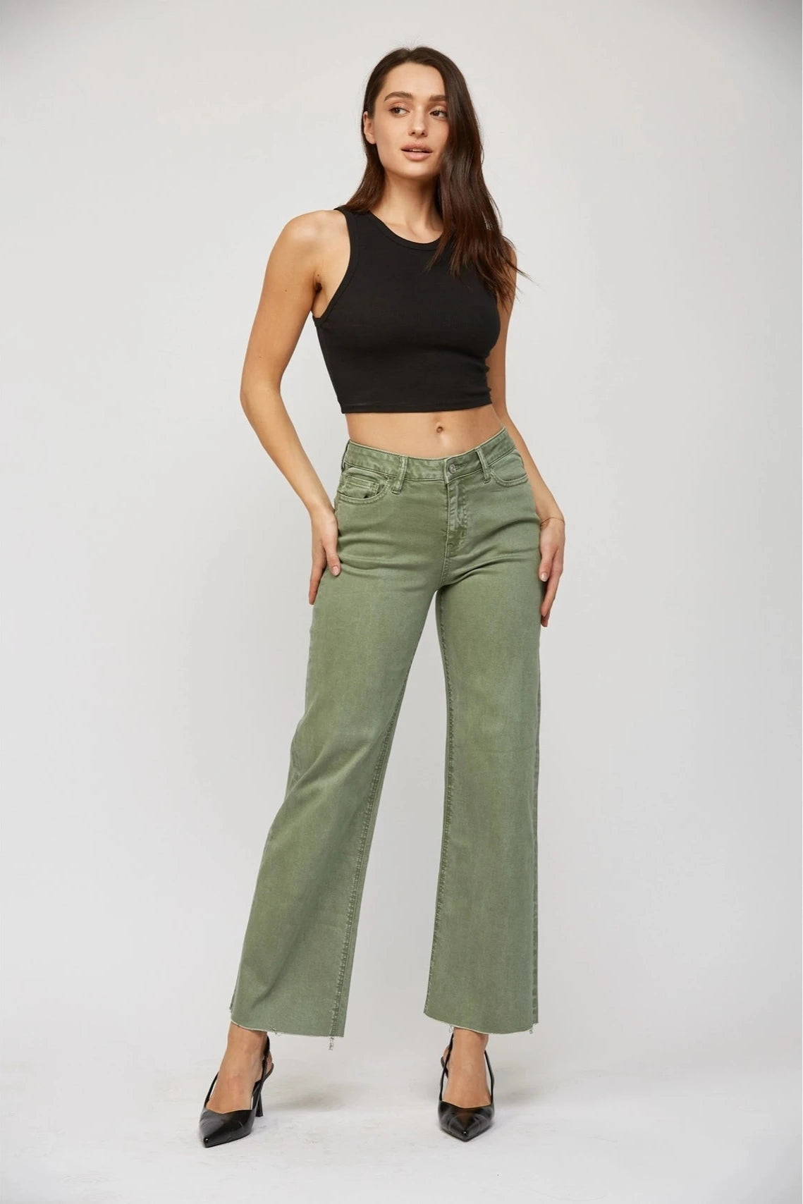 Sacramento High Rise Wide Leg with Crop