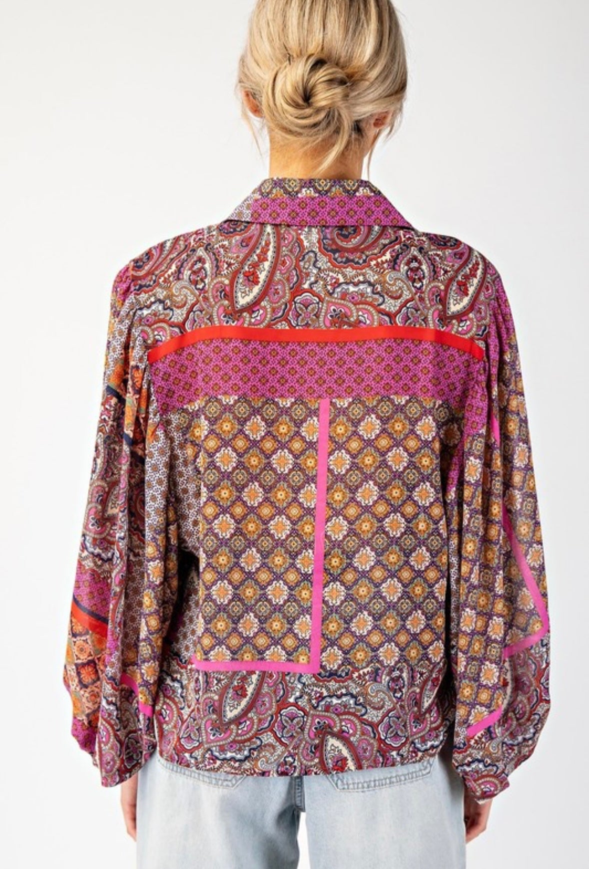 Boho Collared Blouse