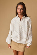 POLKA DOT PIPER SNAP BUTTON Sweatshirt