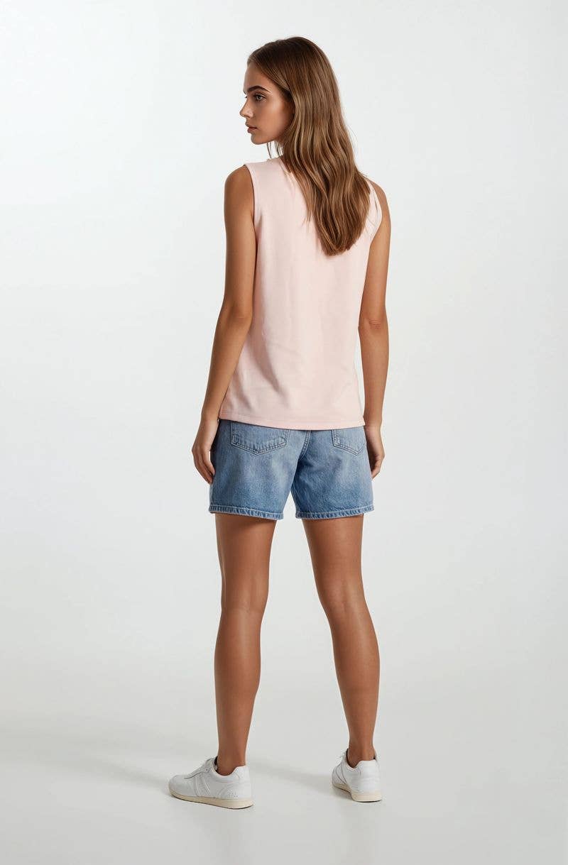 Buttery Soft Brushed Modal Sleeveless Swing Top