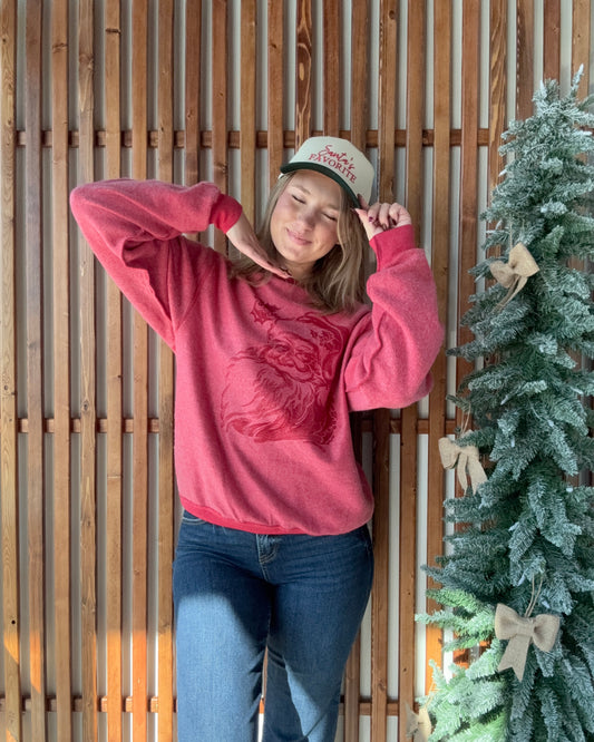 Santa Inside Out Christmas Sweatshirt