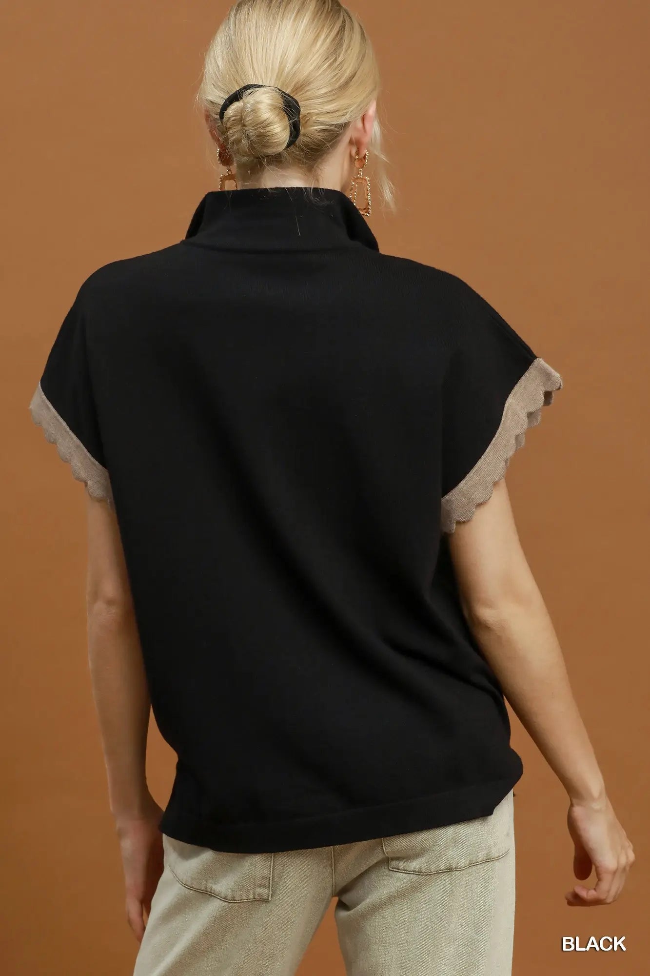 Trimmed with Tan Top