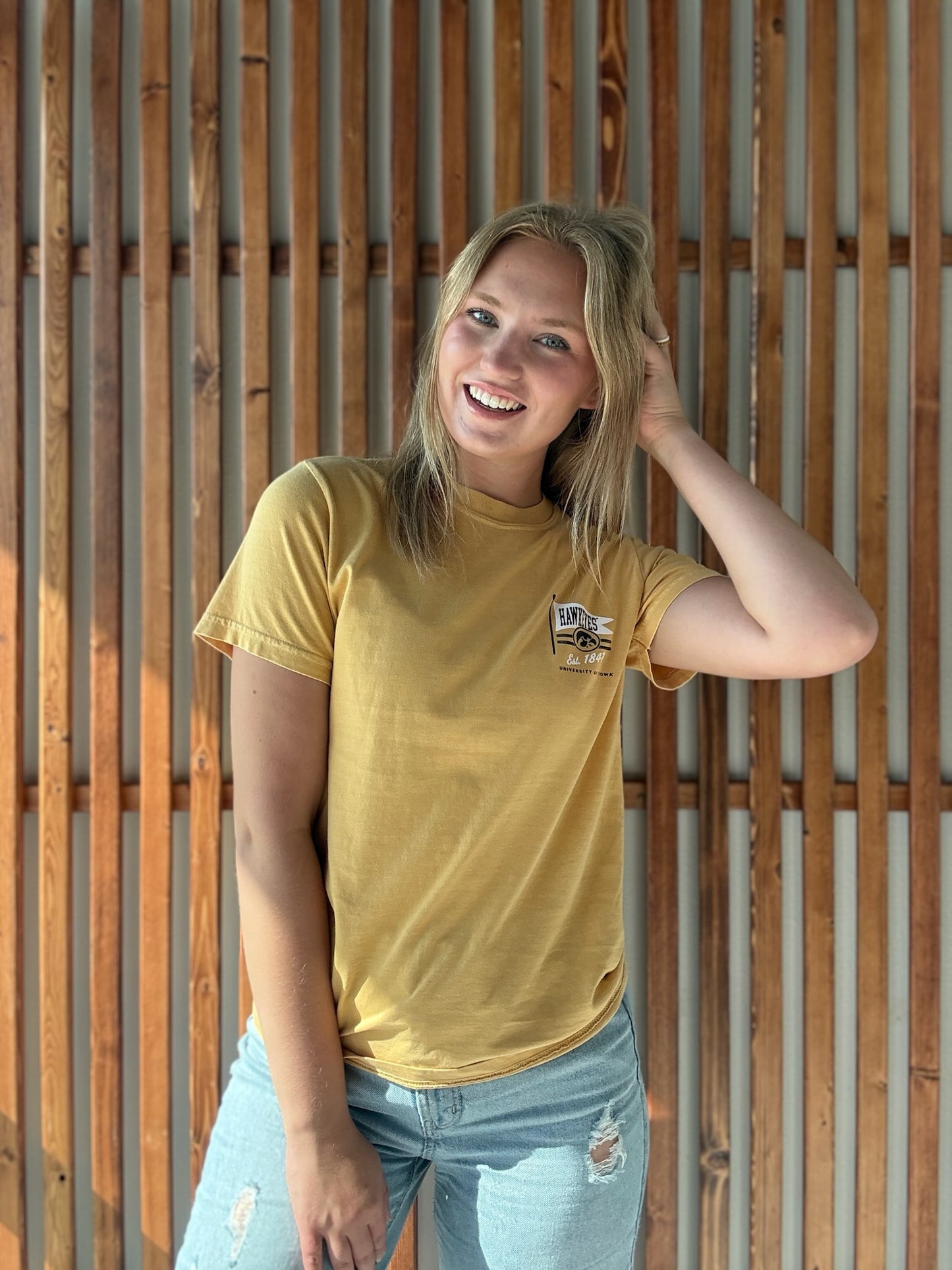 1847 Hawkeye Flag T-Shirt