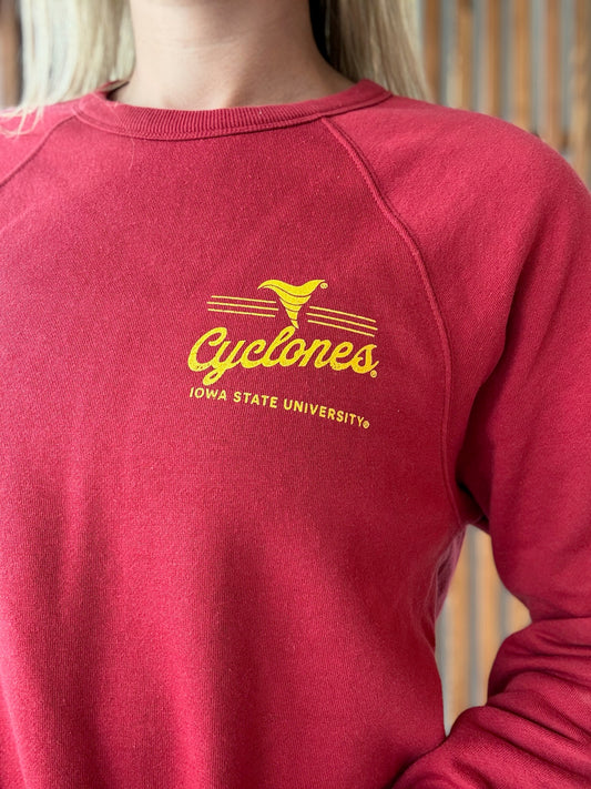 Heritage Cyclone Crewneck: Cardinal