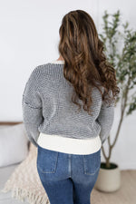 Charlotte Sweater - Black and Cream
