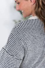 Charlotte Sweater - Black and Cream