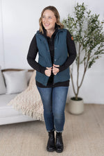 Remy Zip Up Vest - Teal