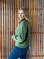 3/4 Zip Vintage Iowa Left Chest Cozy & Lightweight