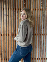 3/4 Zip Vintage Iowa Left Chest Cozy & Lightweight