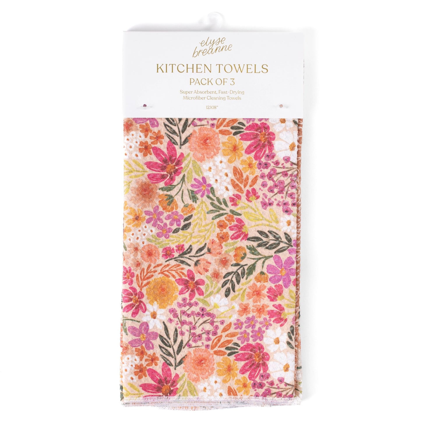 Microfiber Kitchen Towels - Pack of 3