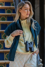 Oversized Micro Sherpa Vest - Dark Sea Green