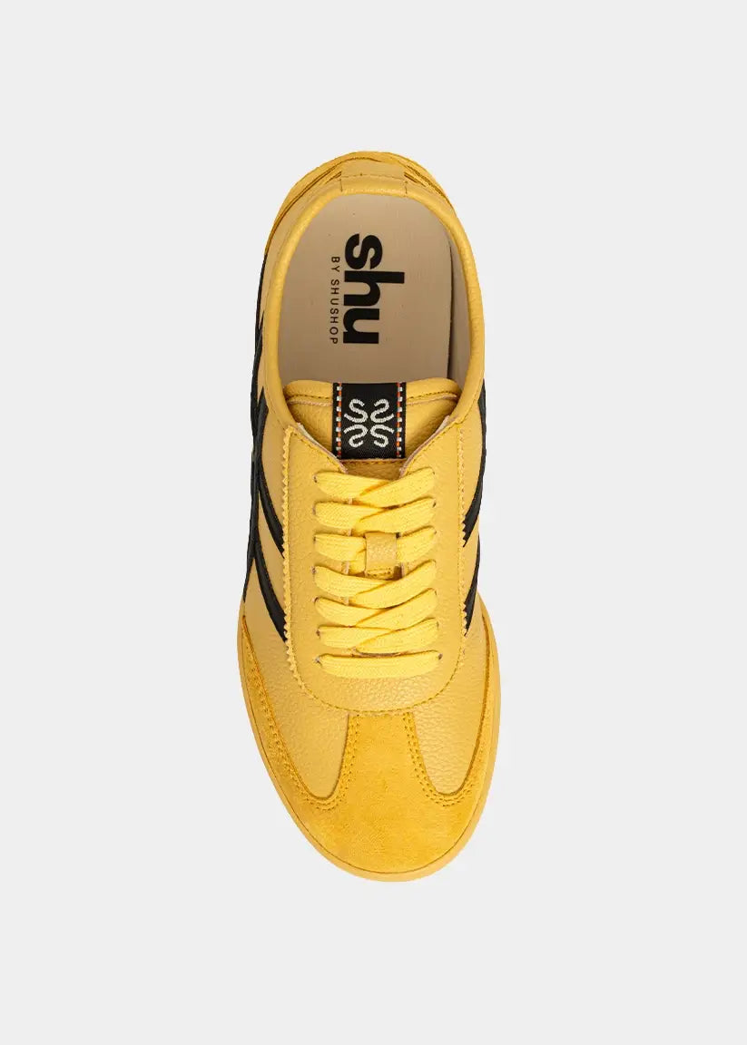 Polly Sneakers - Yellow & Black