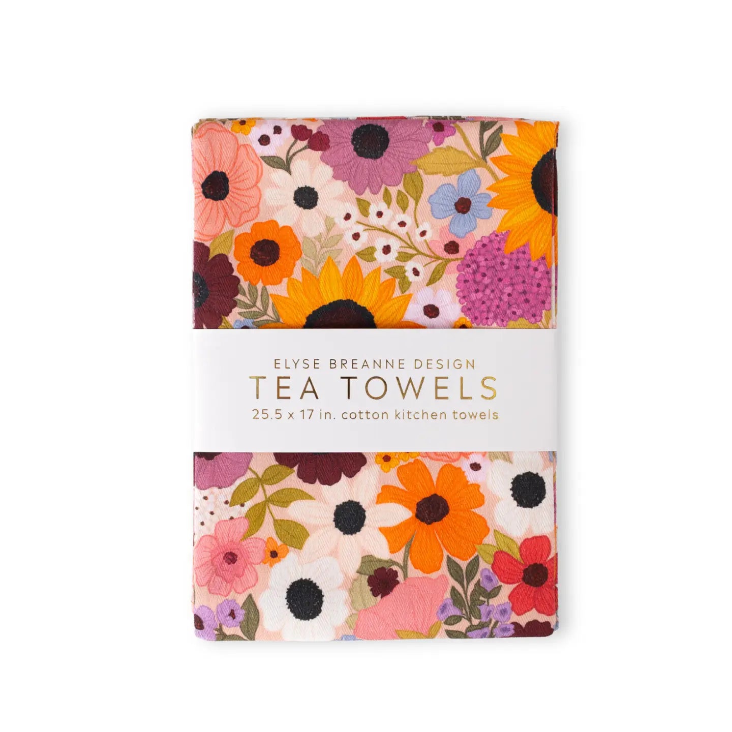 Printed Tea Towels - Pack of 2