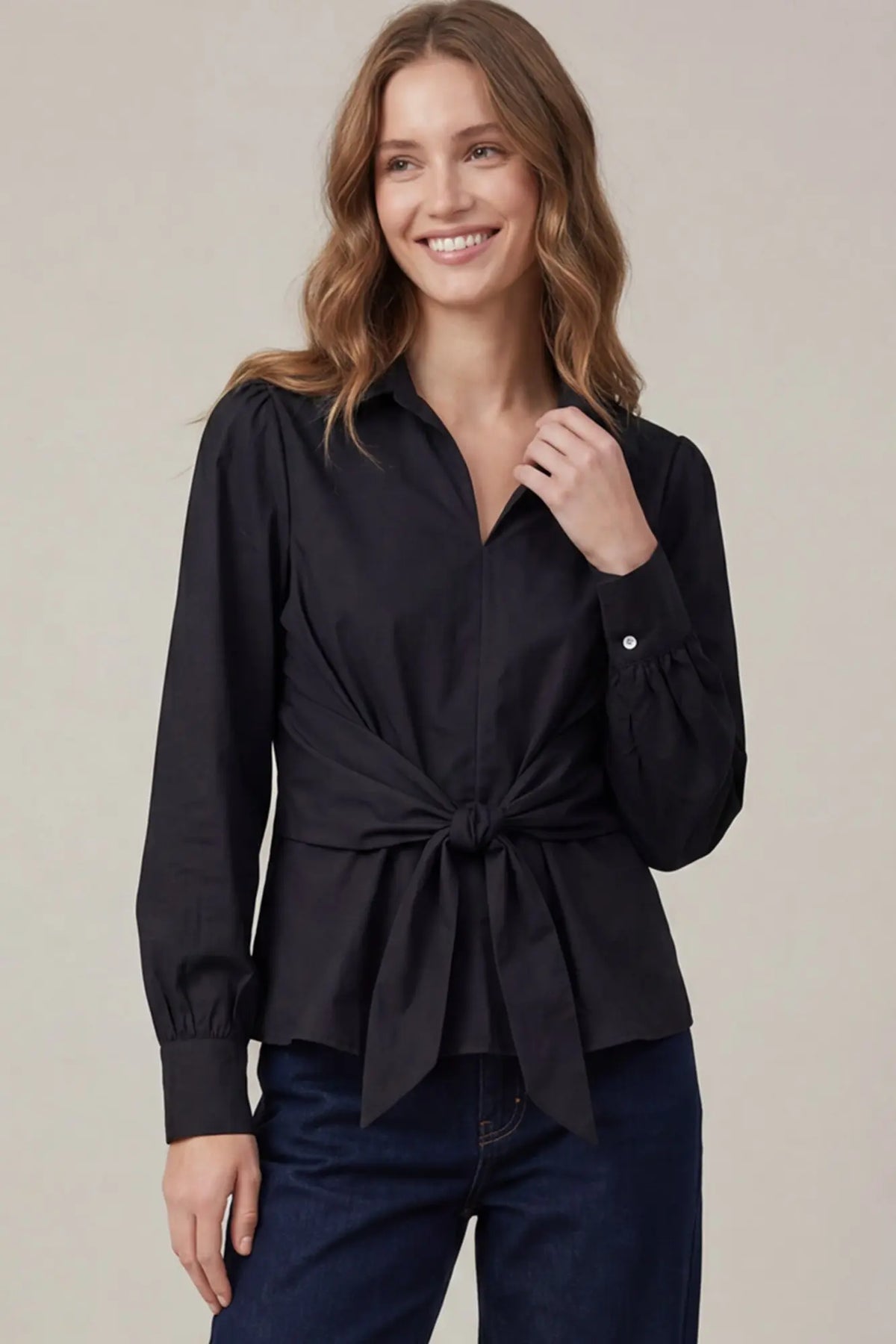 Twisted Top: Black