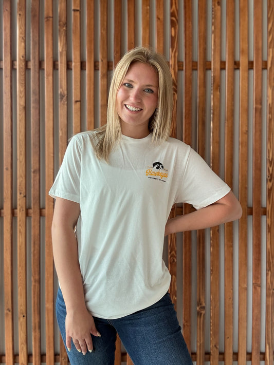 Heritage Hawkeye T-Shirt (Unisex): White