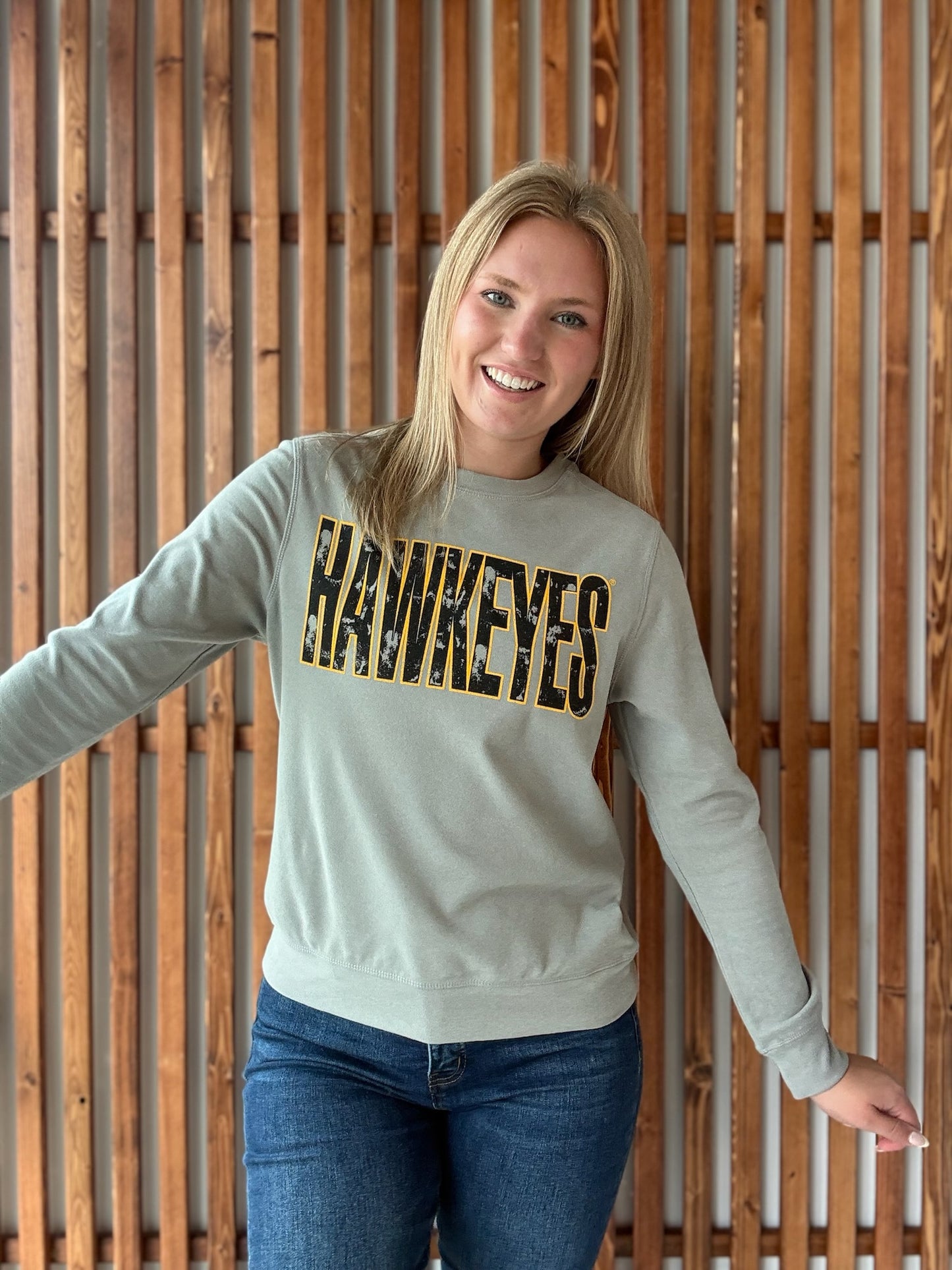 Soft Hawkeye Distressed Crew