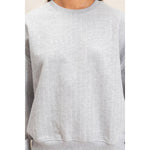 Pinstripe Grey Sweatshirt