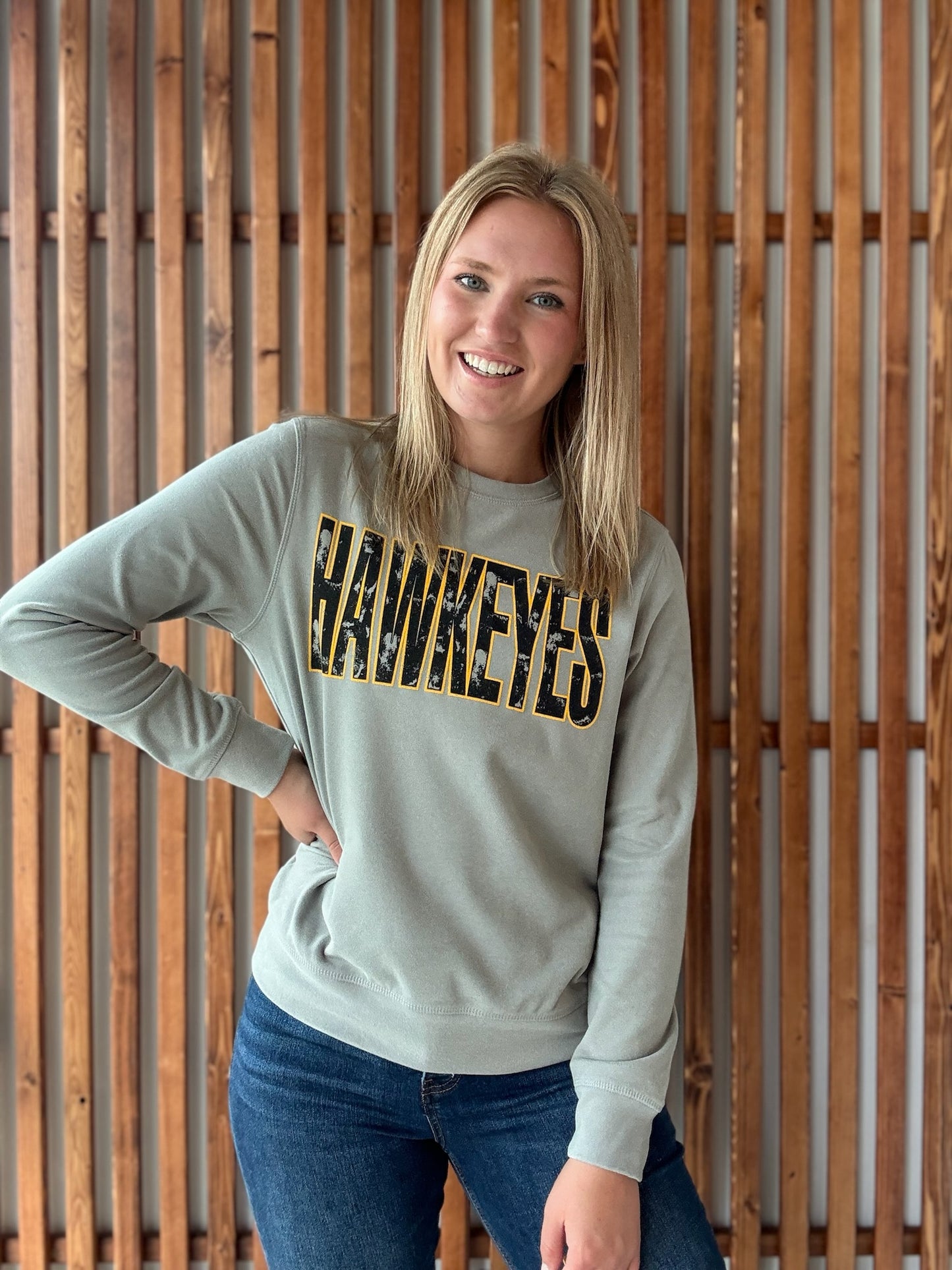 Soft Hawkeye Distressed Crew