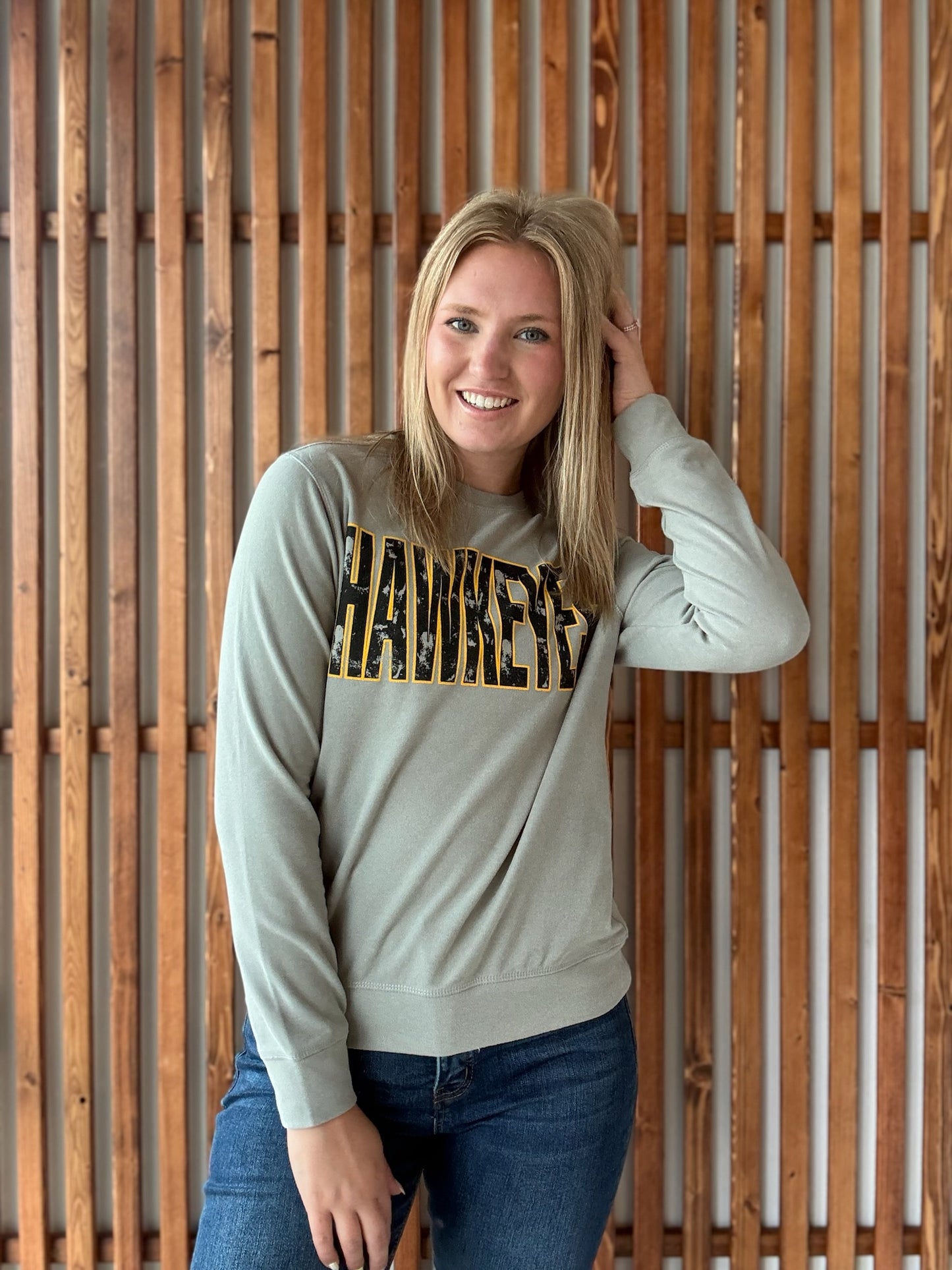 Soft Hawkeye Distressed Crew