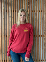 Heritage Cyclone Crewneck: Cardinal