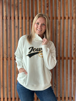Est 1846 Iowa Script Mock Neck
