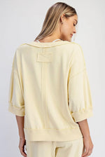 French Terry Short Sleeve: Lemonilla