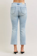 Hadley MR Raw Hem Kick Flare Judy Blue Jeans