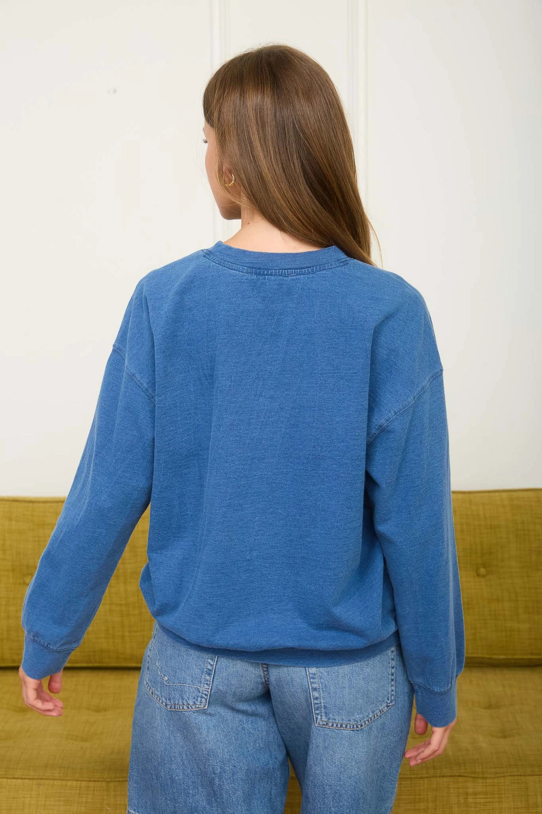 Mom Club Denim Sweatshirt