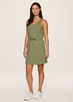 Coastal Cove Tank Dress: Olive