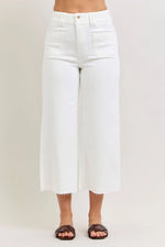 Cora HW Wide Crop Patch Pocket Judy Blue Jeans