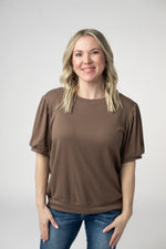 Katie Cozy Top - Mocha