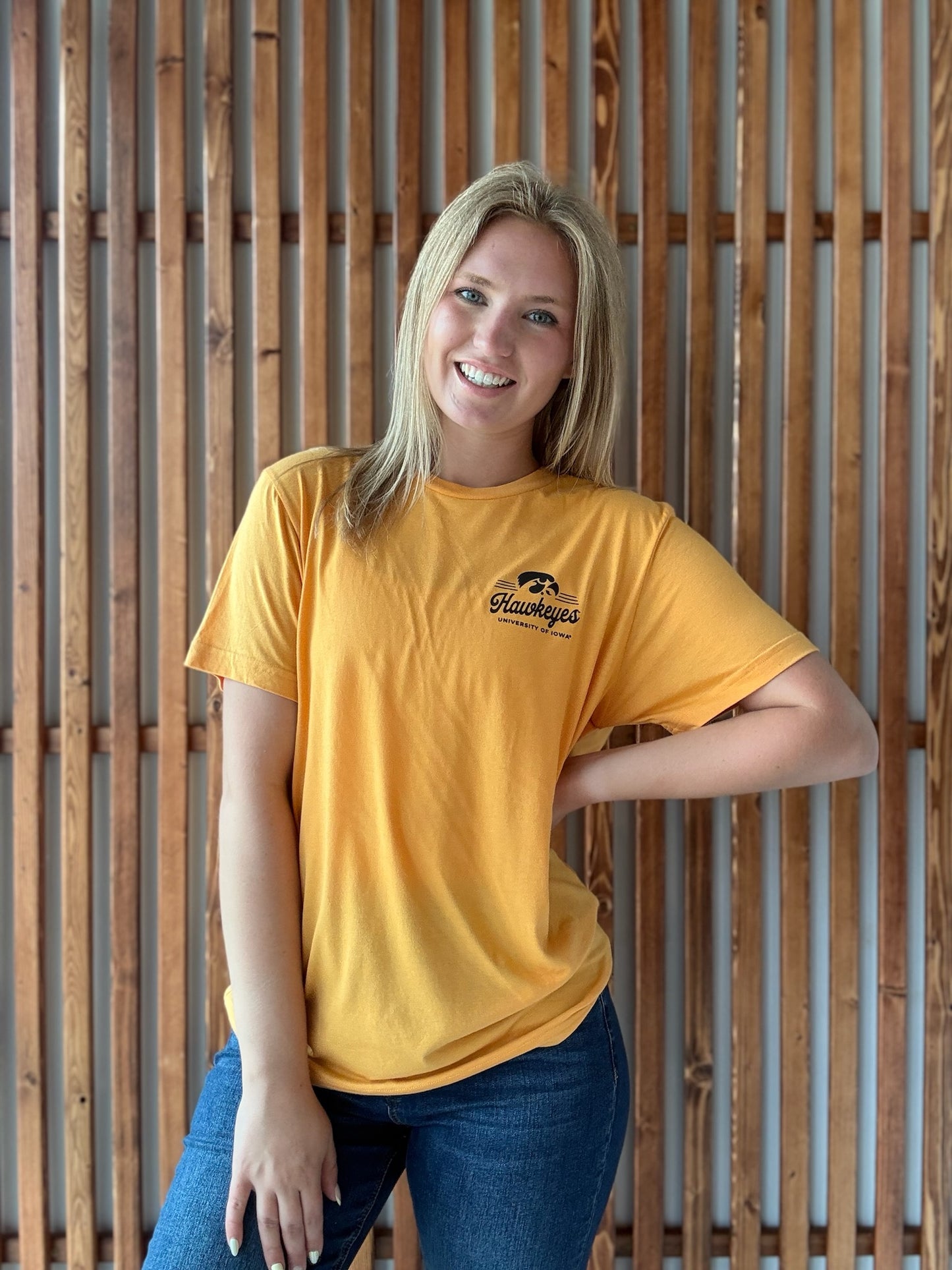 Heritage Hawkeye T-Shirt (Unisex): Gold