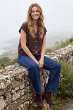 Button Down Sweater Vest