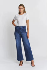 Mabel HR Wide Leg Comfort Fit Mica Jeans