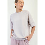 Modal Scuba Luxe Top - Mocha Cream