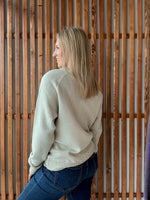 Warm-up Crew: Oatmeal Embroidery