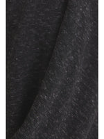 Front Twist Short Sleeve Top - Black