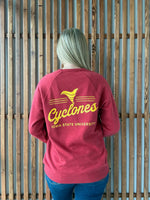 Heritage Cyclone Crewneck: Cardinal