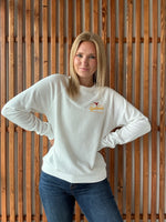 Heritage Cyclone Crewneck: White
