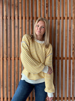 Stripe Pullover Oversized Sweater