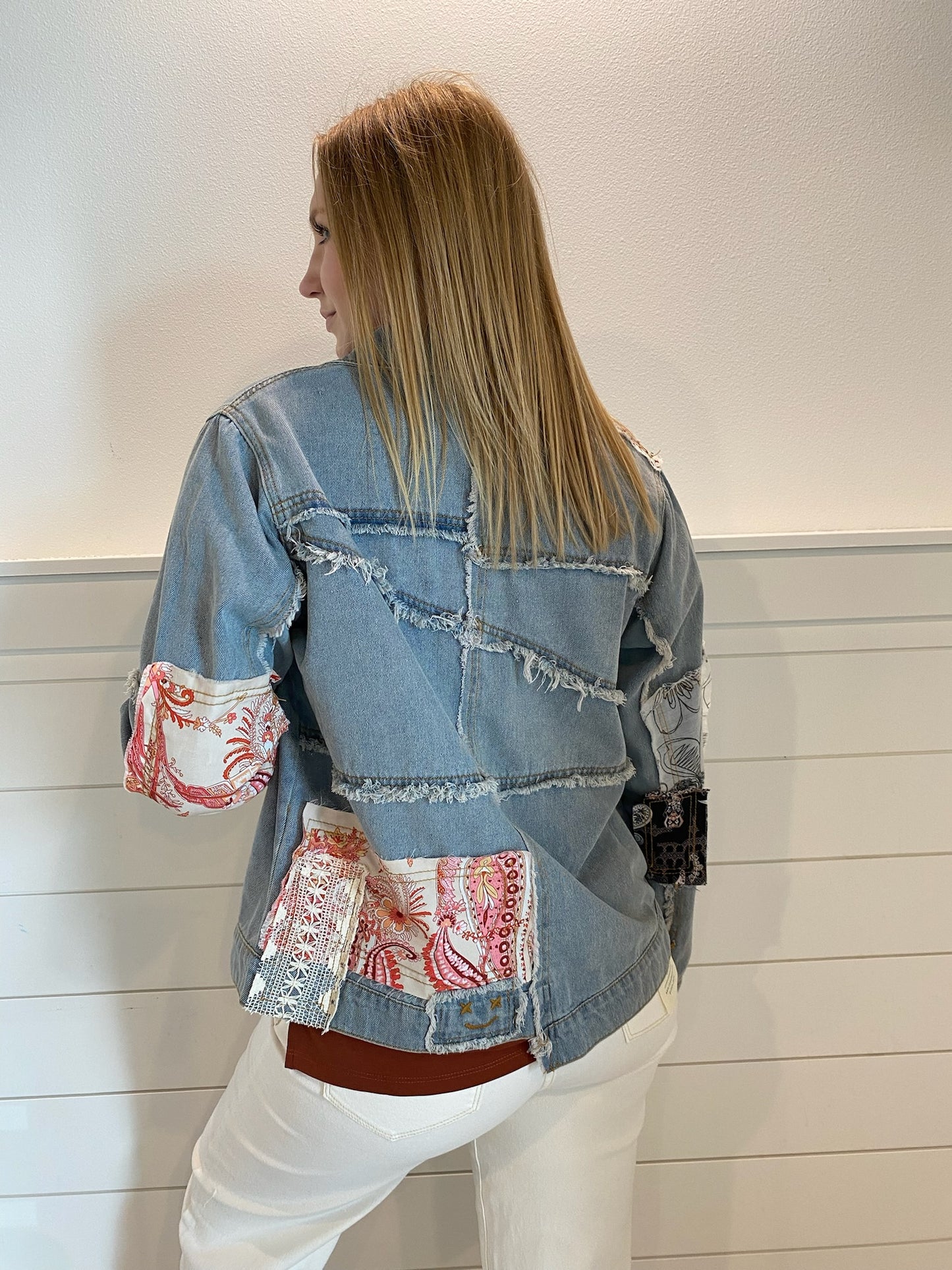 Patch Denim Jacket