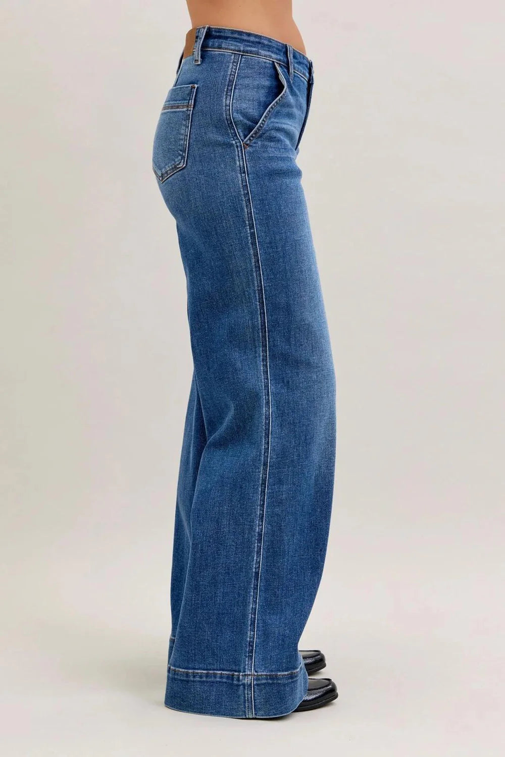 Brynn MR Trouser Retro Wide Judy Blue Jeans