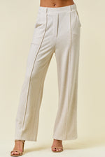 Buttery Soft Pintuck Elastic Waist Pants