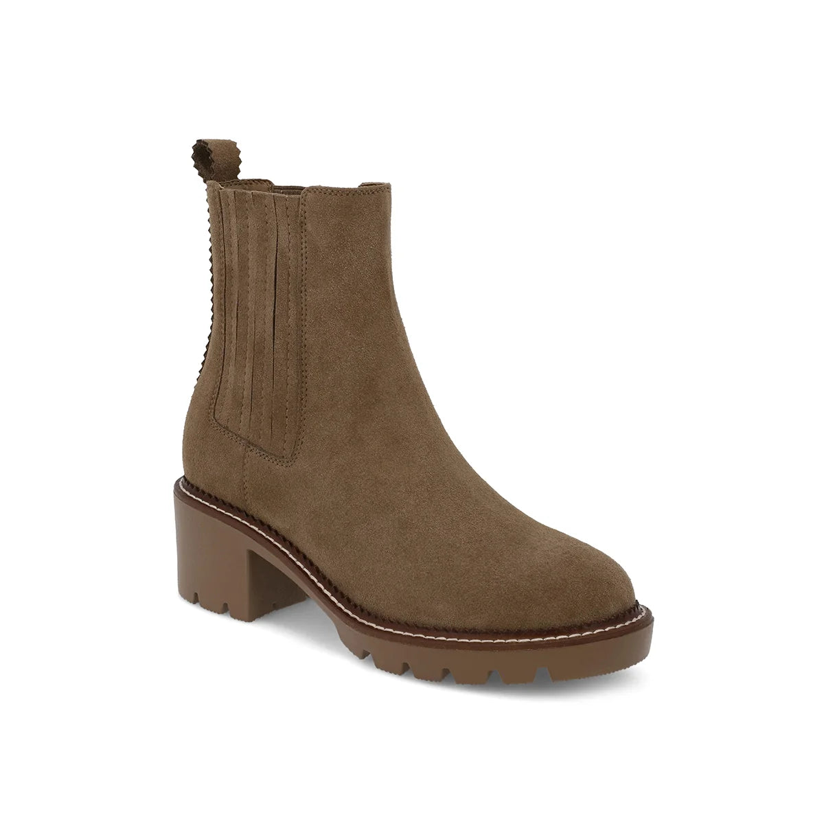 Mia Pryor-R Suede Boot - Taupe